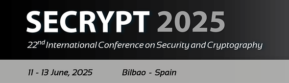 SECRYPT 2025 conference logo